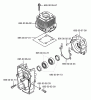 Husqvarna 145 BT - Backpack Blower (Carb II) (2001-04 & After) (California) Ersatzteile Cylinder / Crankcase