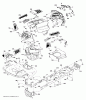 Husqvarna YTH 2648TDRF (96041026400) - Yard Tractor (2011-05 & After) Ersatzteile CHASSIS ENCLOSURES