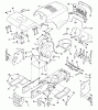 Husqvarna YTHK 180 (HCYTHK180A) - Yard Tractor (1996-01 & After) Ersatzteile Chassis And Enclosures