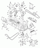 Husqvarna YTHK 180 (HCYTHK180A) - Yard Tractor (1996-01 & After) Ersatzteile Mower Deck