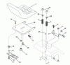 Husqvarna YTHK 180 (HCYTHK180A) - Yard Tractor (1996-01 & After) Ersatzteile Seat Assembly
