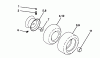 Husqvarna YTHK 180 (HCYTHK180A) - Yard Tractor (1996-01 & After) Ersatzteile Wheels & Tires