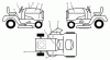 Husqvarna YTH 1542XP (954568465) - Yard Tractor (2004-03 & After) Ersatzteile Decals