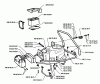 Husqvarna Rider 1000 - Rear-Engine Rider (1995-03 & After) Ersatzteile Motor Housing