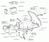 Husqvarna Rider 1200 - Rear-Engine Rider (1998-01 & After) Ersatzteile Battery And Engine Housing