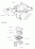 Husqvarna Rider 1200 - Rear-Engine Rider (1998-01 & After) Ersatzteile Engine And Air Filter Assembly
