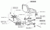 Husqvarna Rider 1200 - Rear-Engine Rider (1998-01 & After) Ersatzteile Seat Assembly
