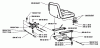 Husqvarna Rider 1200-14 - Rear-Engine Rider (1991-03 & After) Ersatzteile Seat Assembly
