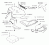 Husqvarna Rider 155 - Rear-Engine Rider (2006-01 & After) Ersatzteile Covers/Foot Trays