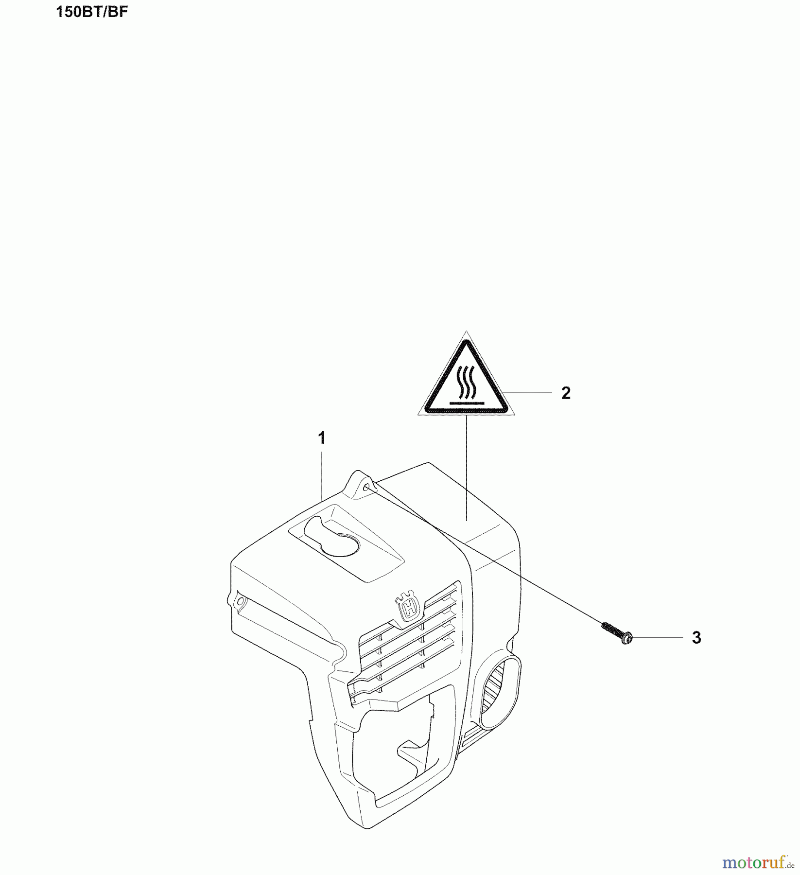 Husqvarna Bläser / Sauger / Häcksler / Mulchgeräte 150 BF - Husqvarna Backpack Blower (2007-05 to 2008-09) Cover