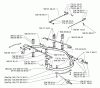 Husqvarna Rider 16 H - Rear-Engine Rider (2000-02 & After) Ersatzteile Deck Frame (41" Mulch)