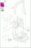 Husqvarna 150 BF - Backpack Blower (2008-10 & After) Ersatzteile Frame