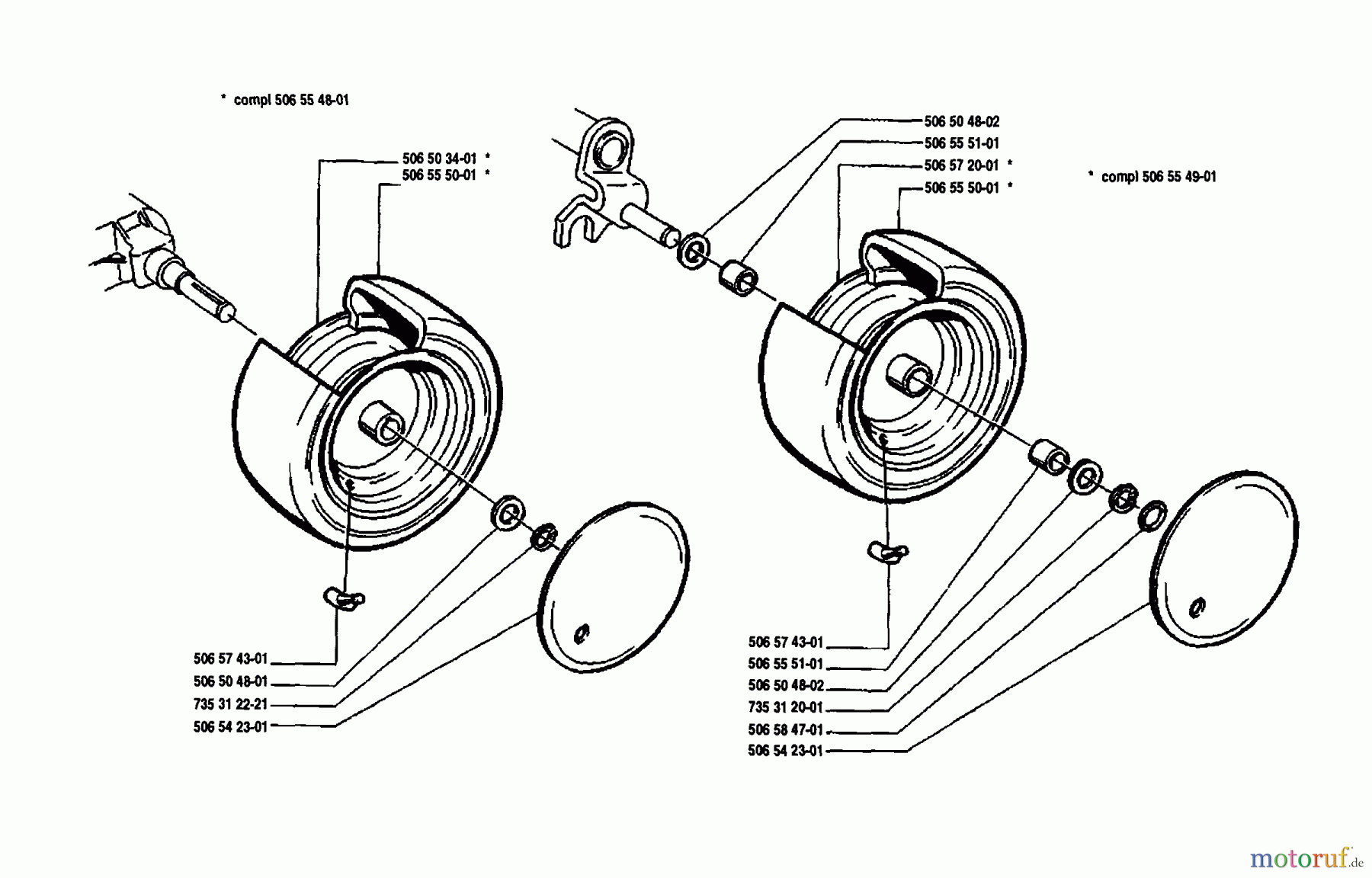 Husqvarna Reitermäher, Motor hinten Rider 850 12 - Husqvarna Swedish Rider (1989-02 to 1990-01) Wheel Assembly