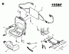 Husqvarna 155 BF - Backpack Blower (1999-07 & After) Ersatzteile Backpack Frame, Throttle Assy & Fuel Tank