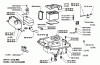 Husqvarna Rider 970 12 S - Swedish Rider (1992-03 to 1993-04) Ersatzteile Engine Silencer & Battery Assembly
