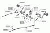 Husqvarna Rider 970 12 S - Swedish Rider (1992-03 to 1993-04) Ersatzteile Gas & Brake Pedal Assembly