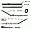 Husqvarna Rider 970 5 K - Swedish Rider (1993-05 & After) Ersatzteile Decals