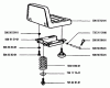 Husqvarna Rider 970 5 K - Swedish Rider (1993-05 & After) Ersatzteile Seat Assembly