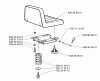 Husqvarna Rider 970 HST - Swedish Rider (1997-02 & After) Ersatzteile Seat Assembly