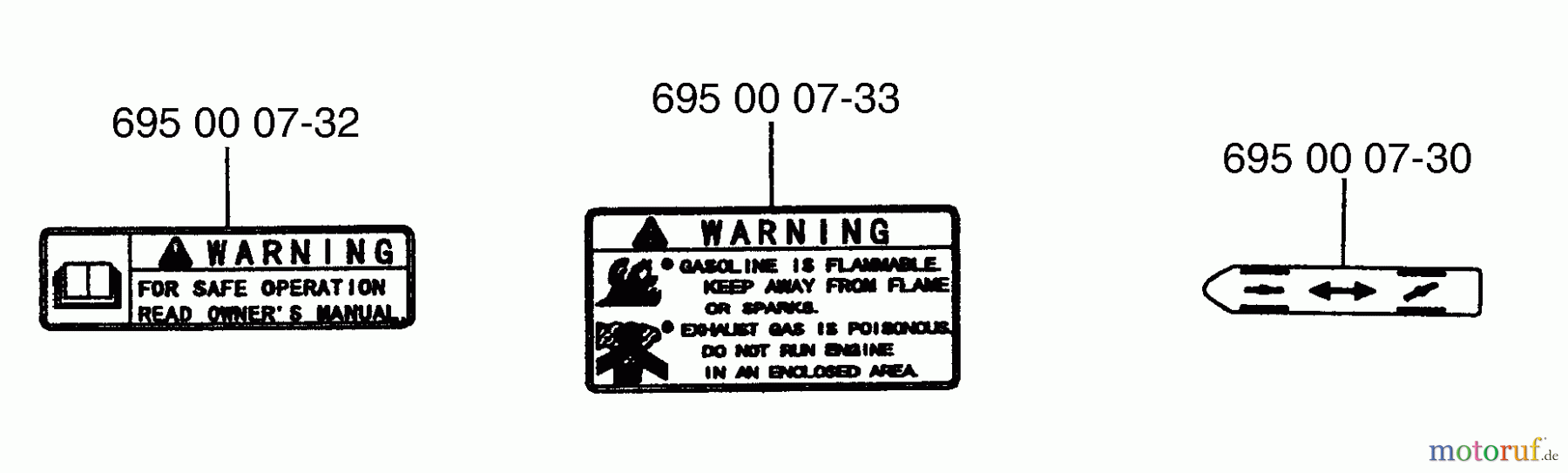 Husqvarna Bläser / Sauger / Häcksler / Mulchgeräte 155 BF - Husqvarna Backpack Blower (2001-04 & After) (California) Decals
