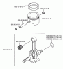 Husqvarna 155 BF - Backpack Blower (2001-04 & After) (California) Ersatzteile Piston / Crankshaft