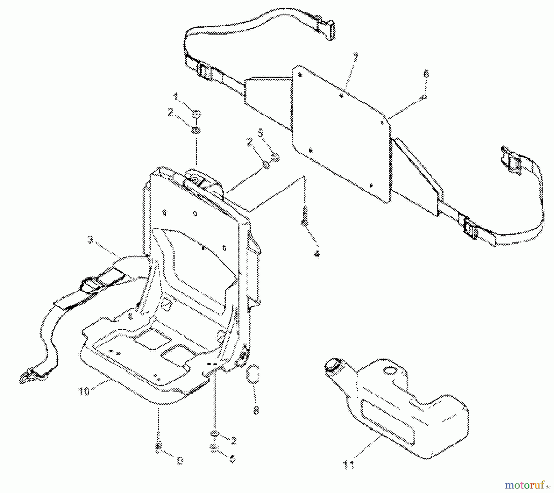 Husqvarna Bläser / Sauger / Häcksler / Mulchgeräte 155 BT - Husqvarna Backpack Blower (1998-10 & After) Backpack Assy., Fuel Tank & Fuel Cap