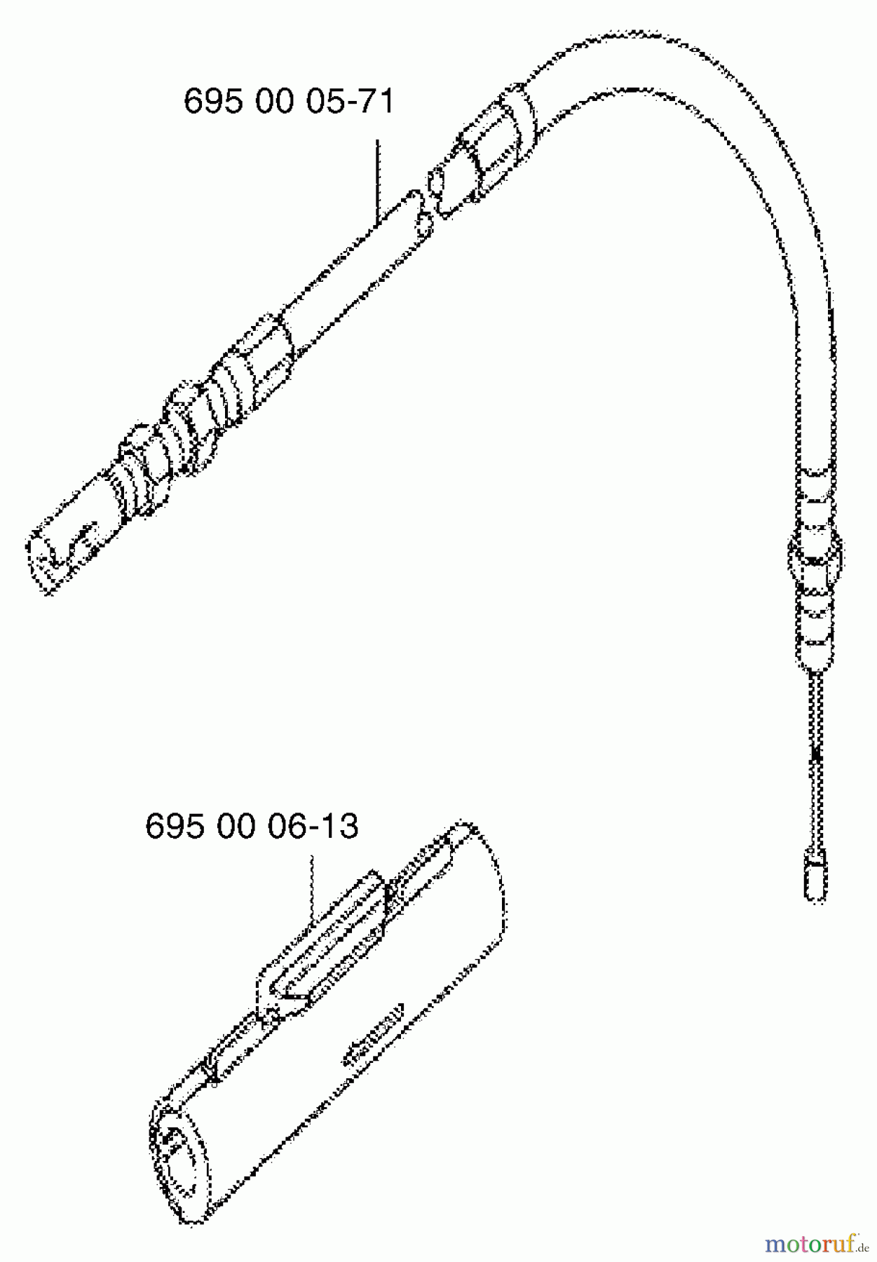 Husqvarna Bläser / Sauger / Häcksler / Mulchgeräte 155 BT - Husqvarna Backpack Blower (1998-10 & After) Second Throttle Cable