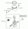Husqvarna 155 BT - Backpack Blower (2001-04 & After) (California) Ersatzteile Piston / Crankshaft