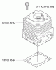 Husqvarna 155 BT - Backpack Blower (2005-08 & After) Ersatzteile Cylinder