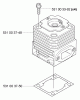 Husqvarna 165 BT - Backpack Blower (2005-08 & After) Ersatzteile Cylinder
