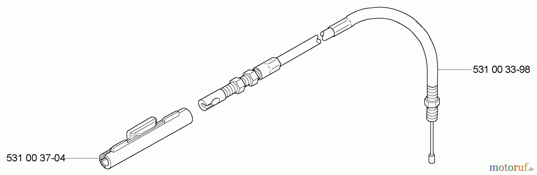 Husqvarna Bläser / Sauger / Häcksler / Mulchgeräte 165 BT - Husqvarna Backpack Blower (2005-08 & After) Throttle Cable
