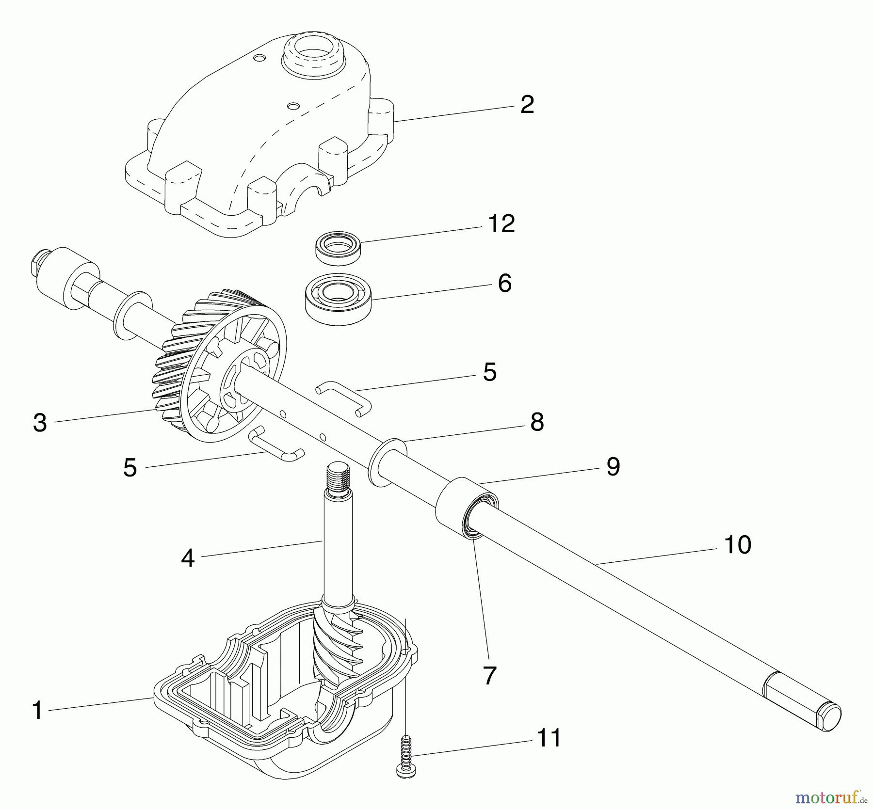 Husqvarna Rasenmäher 70R21 HV (96143001401) - Husqvarna Walk-Behind Mower (2006-02 & After) Gear Case Assembly