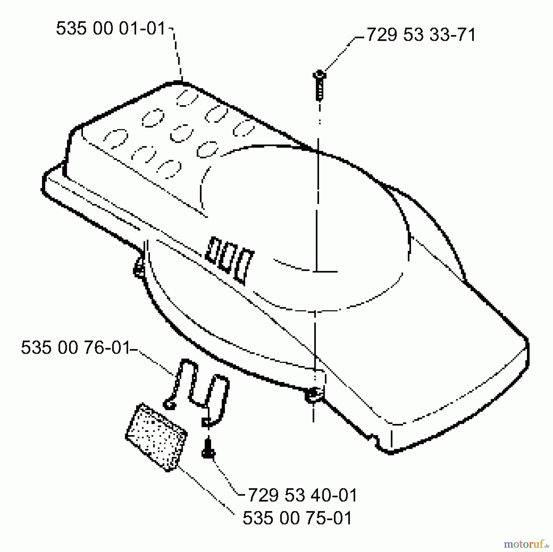 Husqvarna Rasenmäher Master 43 RC - Husqvarna Electric Mower (1995-11 & After) Top Cover