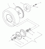 Husqvarna W 3213A (968999107) - Wide-Area Walk-Behind Mower (2000-02 to 2001-01) Ersatzteile Traction Wheel Assembly