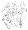 Husqvarna W 3612A (968999102) - Wide-Area Walk-Behind Mower (2001-02 & After) Ersatzteile Transmission And Shifter Group