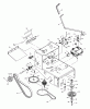 Husqvarna W 3613ETS (968999117) - Wide-Area Walk-Behind Mower (2001-09 & After) Ersatzteile Rear Deck Assembly