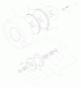 Husqvarna WG 3613P (968999116) - Wide-Area Walk-Behind Mower (2005-08 to 2008-05) Ersatzteile Traction Wheel Assembly