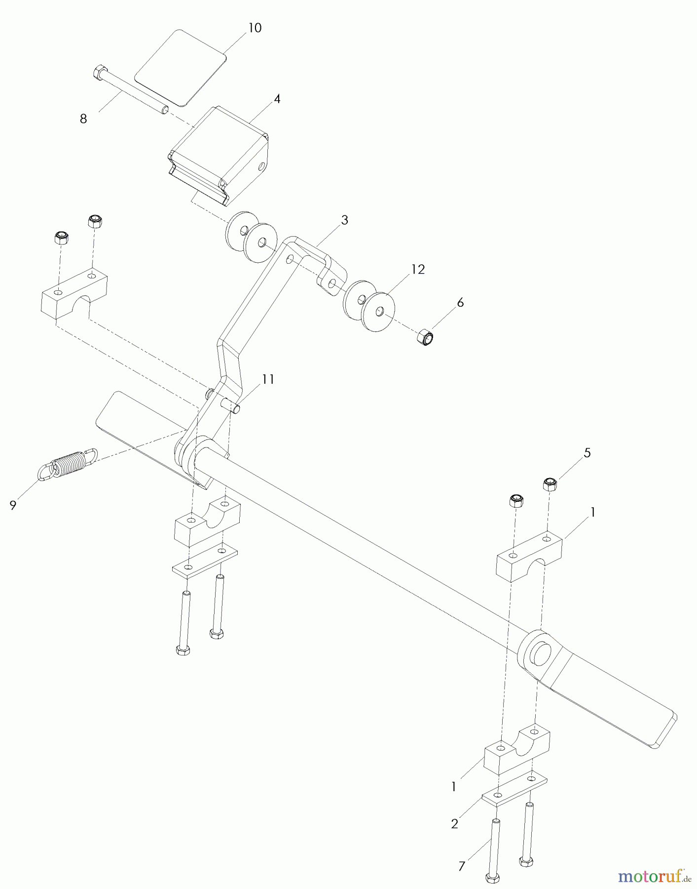  Husqvarna Rasenmäher für Großflächen WH 3615 (966947001) - Husqvarna Wide-Area Walk-Behind Mower (2008-09 to 2008-09) Parking Brake