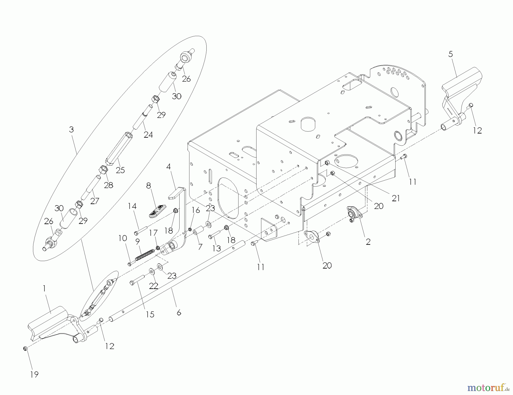 Husqvarna Rasenmäher für Großflächen WH 4817EFQ (968999252) - Husqvarna Wide-Area Walk-Behind Mower (2008-08 & After) Brake