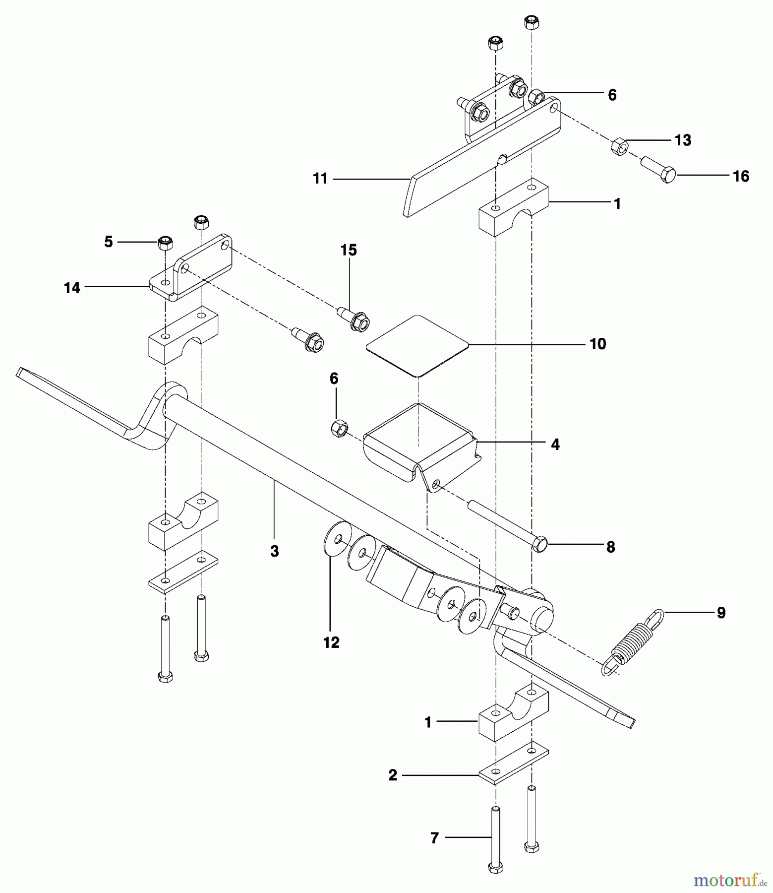 Husqvarna Rasenmäher für Großflächen WHF 4817 (966947005) - Husqvarna Wide-Area Walk-Behind Mower (2009-09 & After) Parking Brake