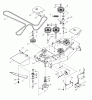 Husqvarna WHF 5218ETS (968999130) - Wide-Area Walk-Behind Mower (2001-12 to 2002-01) Ersatzteile 52" Front Deck Assembly