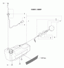Husqvarna 180 BT - Backpack Blower (2008-10 & After) Ersatzteile Fuel Tank
