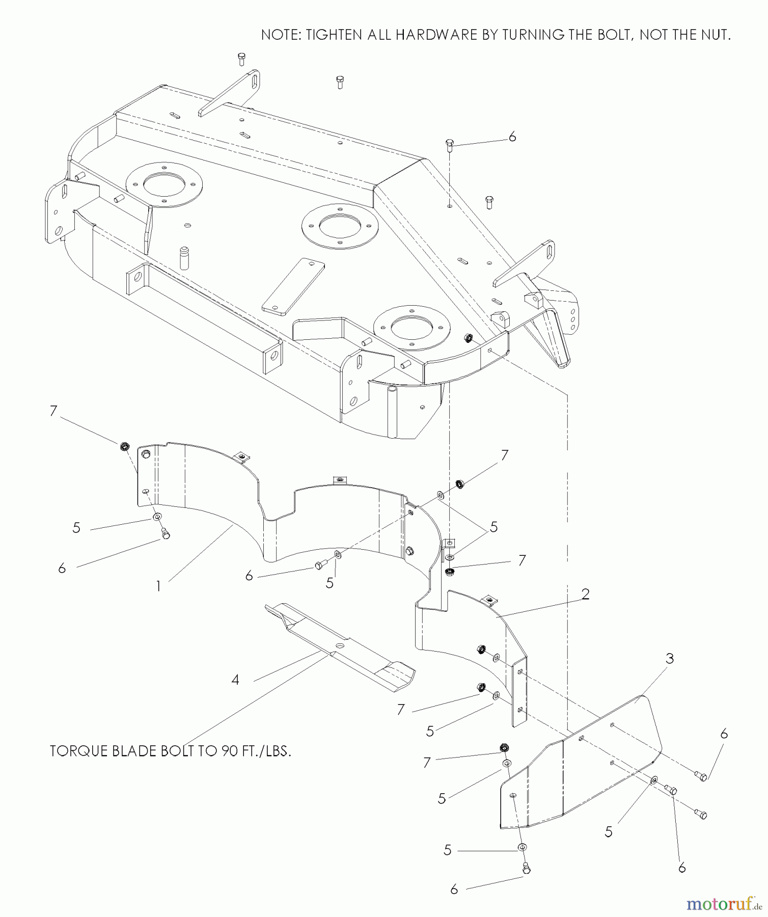 Husqvarna Nullwendekreismäher, Zero-Turn BZ 6127 D (968999262) - Husqvarna Zero-Turn Mower (2005-08 & After) Accessories Mulch Kit 61