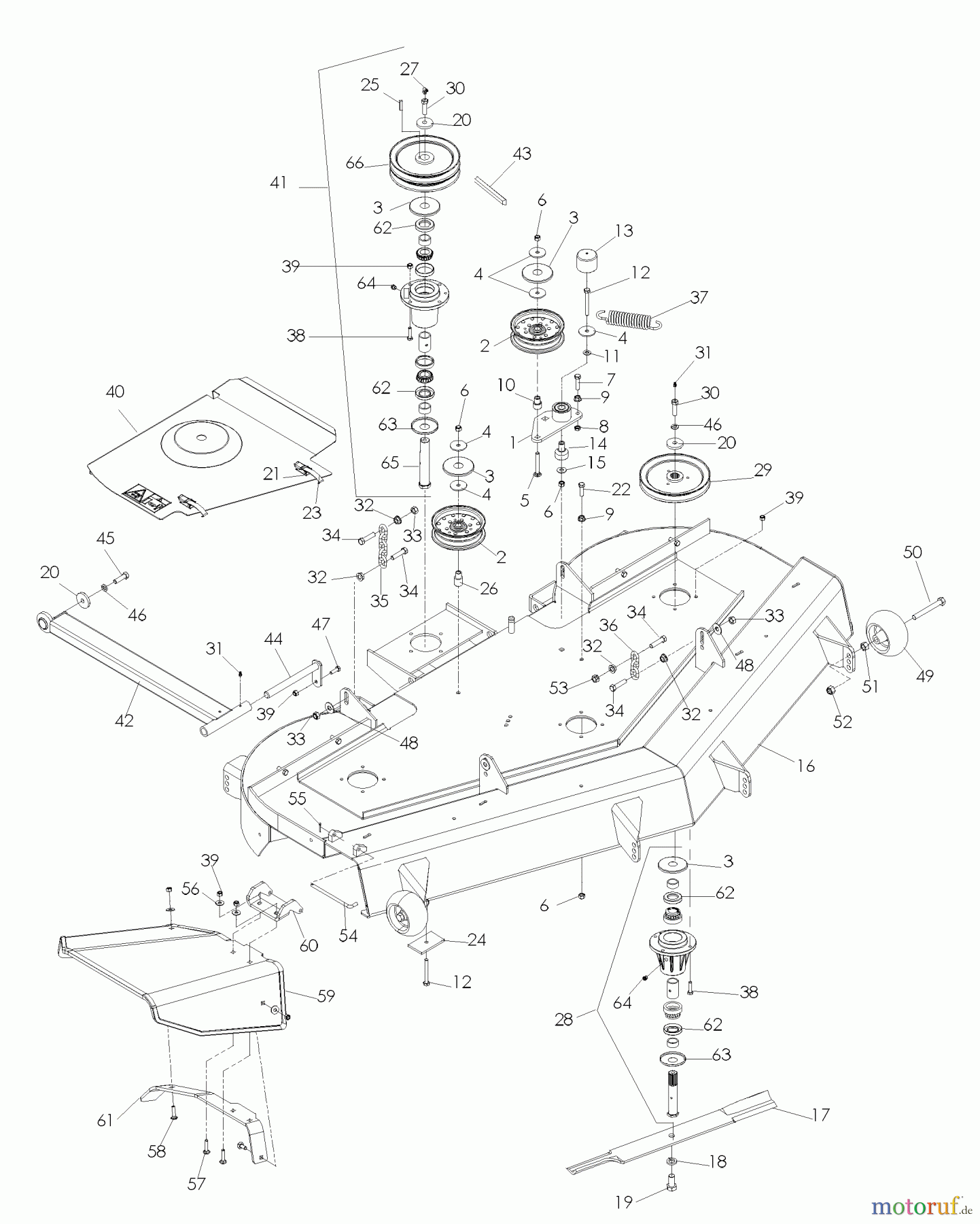 Husqvarna Nullwendekreismäher, Zero-Turn BZ 7234 D (968999264) - Husqvarna Zero-Turn Mower (2005-08 & After) 72