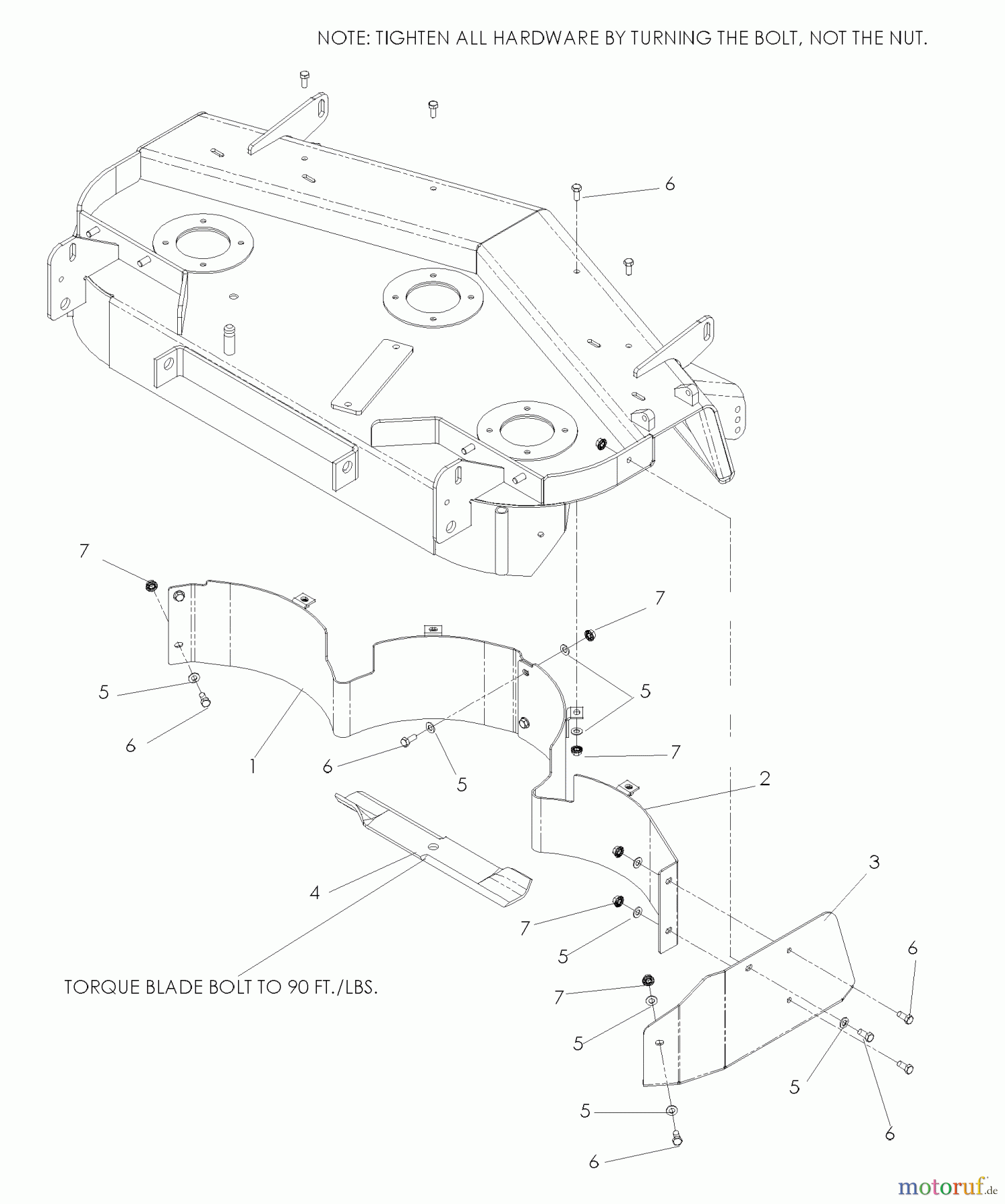 Husqvarna Nullwendekreismäher, Zero-Turn BZ 7234 D (968999264) - Husqvarna Zero-Turn Mower (2005-08 & After) Accessories Mulch Kit 72