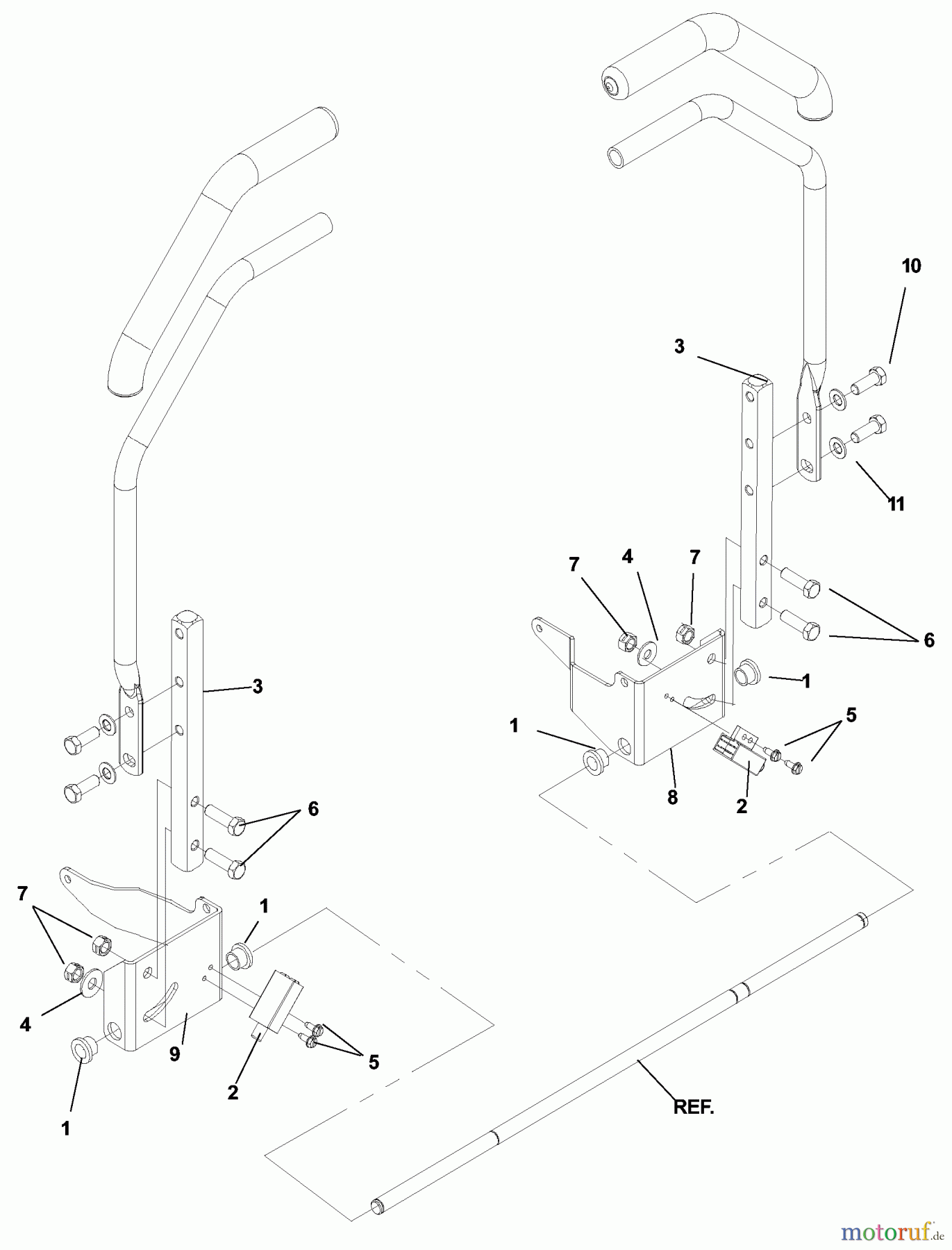 Husqvarna Nullwendekreismäher, Zero-Turn CZ 4817 (968999220) - Husqvarna KOA Zero-Turn Mower (2002-11 & After) Motion Control Levers