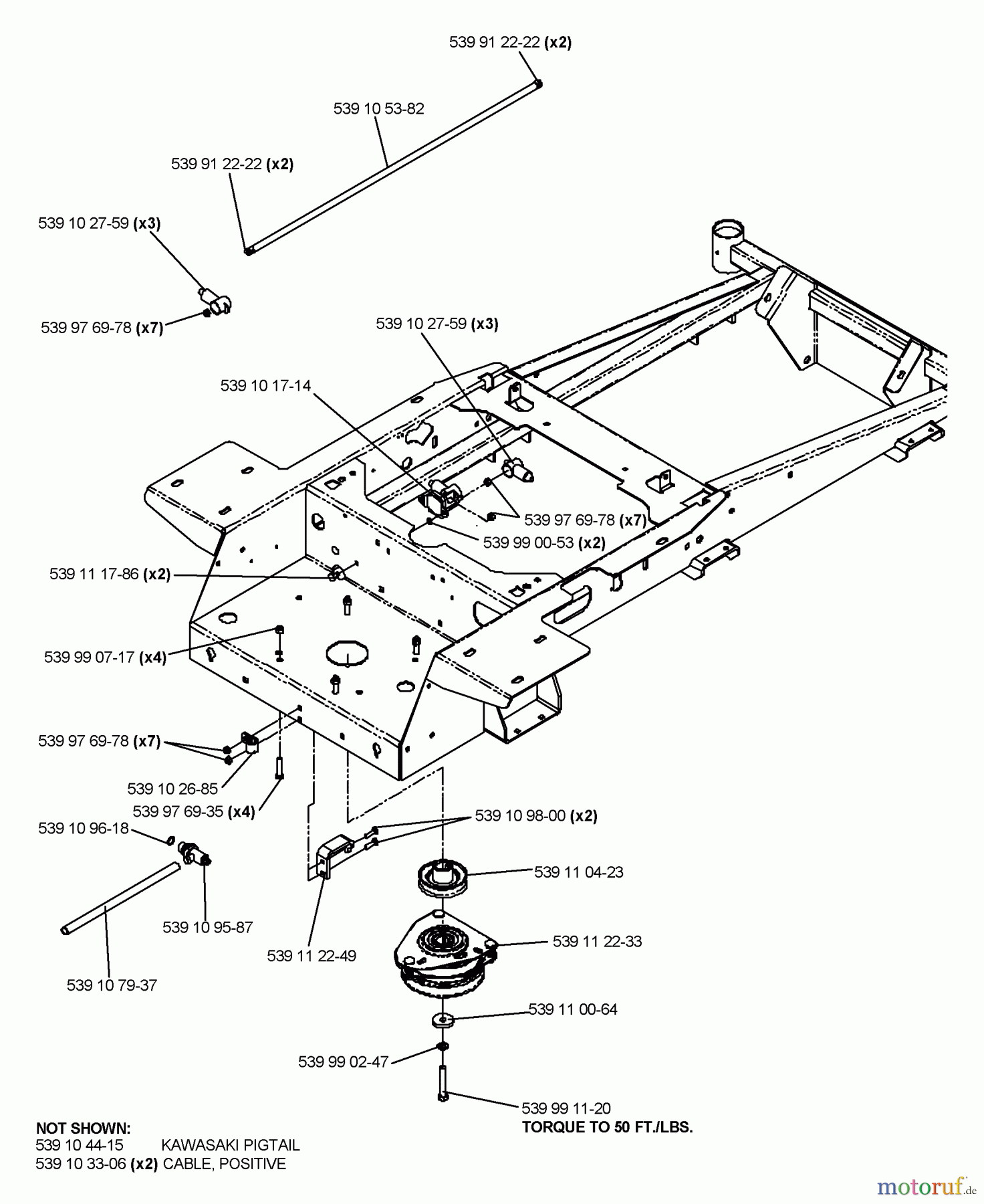  Husqvarna Nullwendekreismäher, Zero-Turn EZ 4217 KAA (968999291) - Husqvarna Zero-Turn Mower (2006-02 & After) Kawasaki Engine Assembly