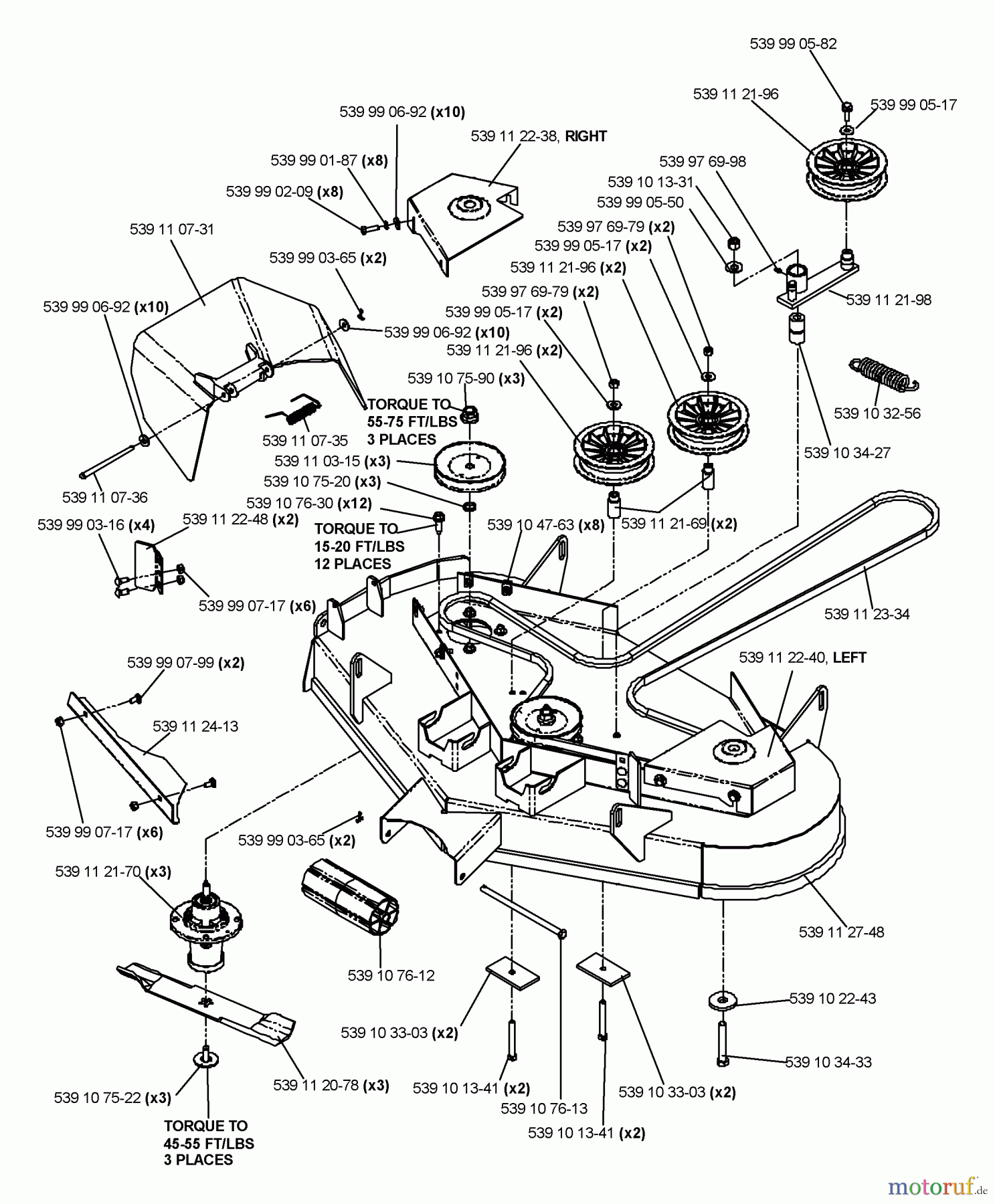 Husqvarna Nullwendekreismäher, Zero-Turn EZ 4217 KAA (968999373) - Husqvarna Zero-Turn Mower (2006-02 & After) Deck Assembly 42