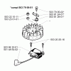 Husqvarna 225 B - Handheld Blower (2001-06 to 2006-08) Ersatzteile Ignition / Flywheel