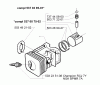 Husqvarna 225 B - Handheld Blower (2001-06 to 2006-08) Ersatzteile Piston / Cylinder